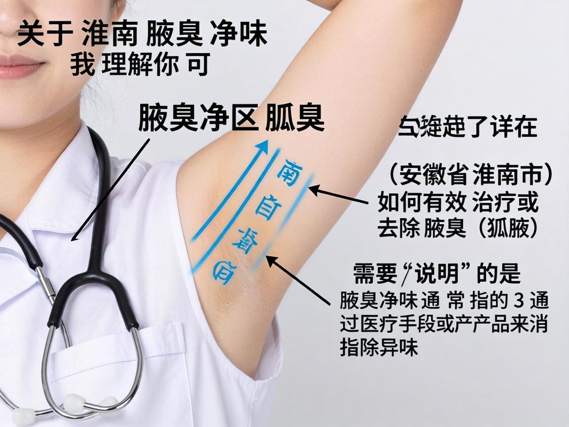 关于淮南腋臭净味,我理解你可能是想了解在淮南地区(安徽省淮南市)如何有效治疗或去除腋臭(狐臭)需要说明的是,腋臭净味通常指的是通过医疗手段或产品来消除异味 关于淮南腋臭净味,我理解你可能是想了解在淮南地区(安徽省淮南市)如何有效治疗或去除腋臭(狐臭)需要说明的是,腋臭净味通常指的是通过医疗手段或产品来消除异味
