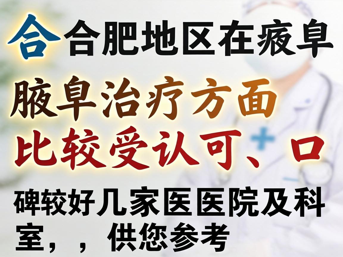 以下是合肥地区在腋臭治疗方面比较受认可、口碑较好的几家医院及科室,供您参考 以下是合肥地区在腋臭治疗方面比较受认可、口碑较好的几家医院及科室,供您参考