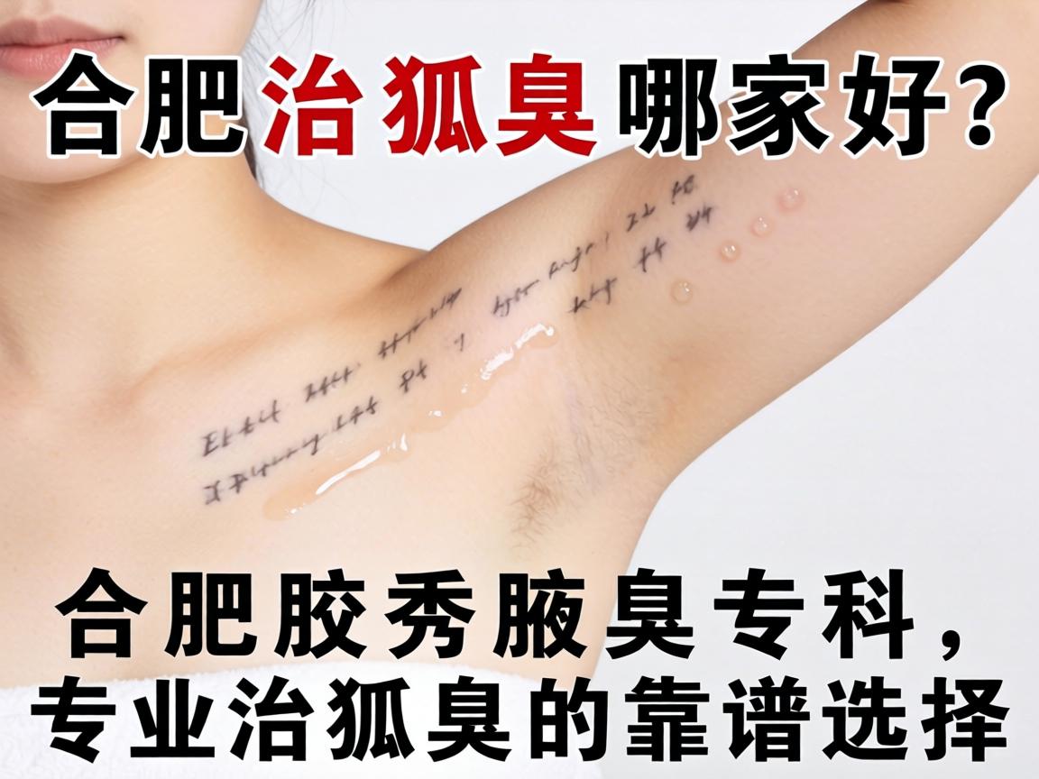 合肥治狐臭哪家好？合肥腋秀腋臭专科，专业治狐臭的靠谱选择