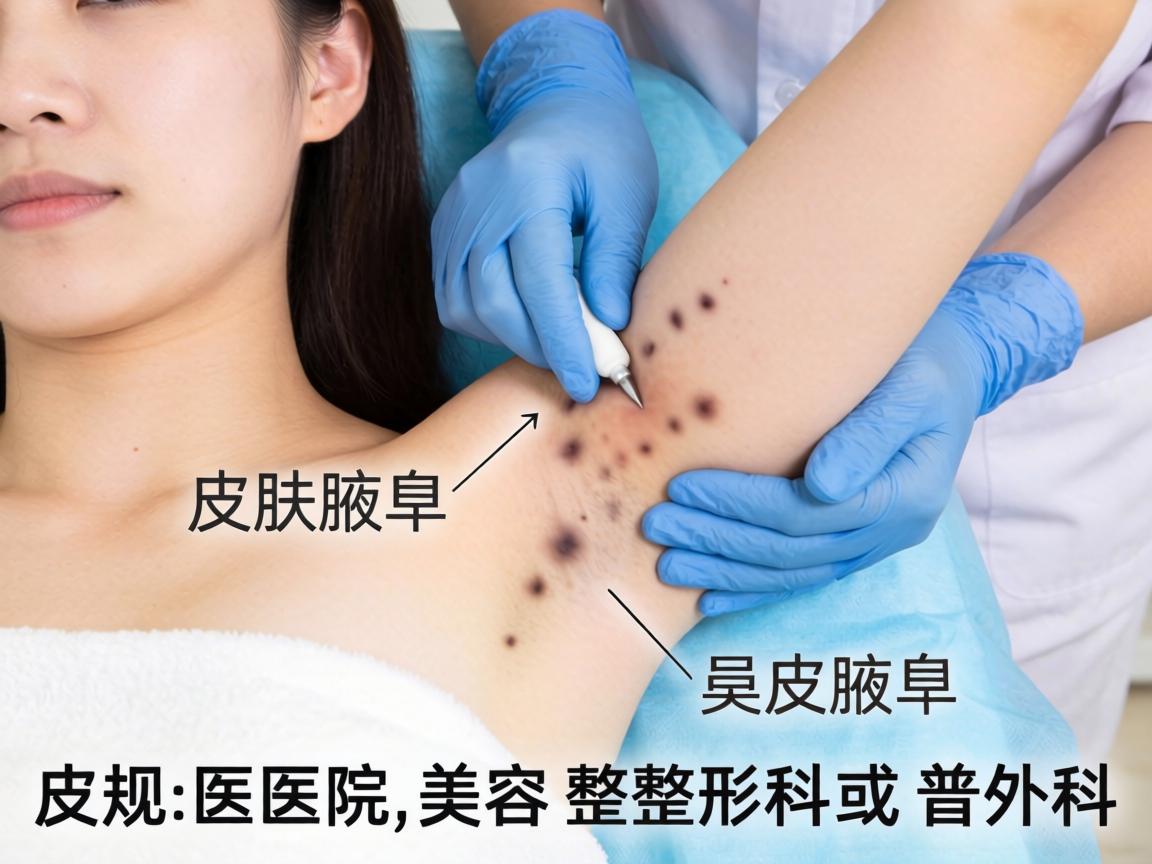 正规医院的皮肤科、美容整形科或普外科 正规医院的皮肤科、美容整形科或普外科