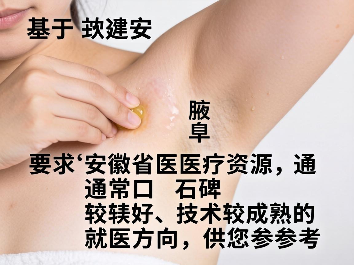 以下是基于安徽省医疗资源，通常口碑较好、技术较成熟的就医方向，供您参考