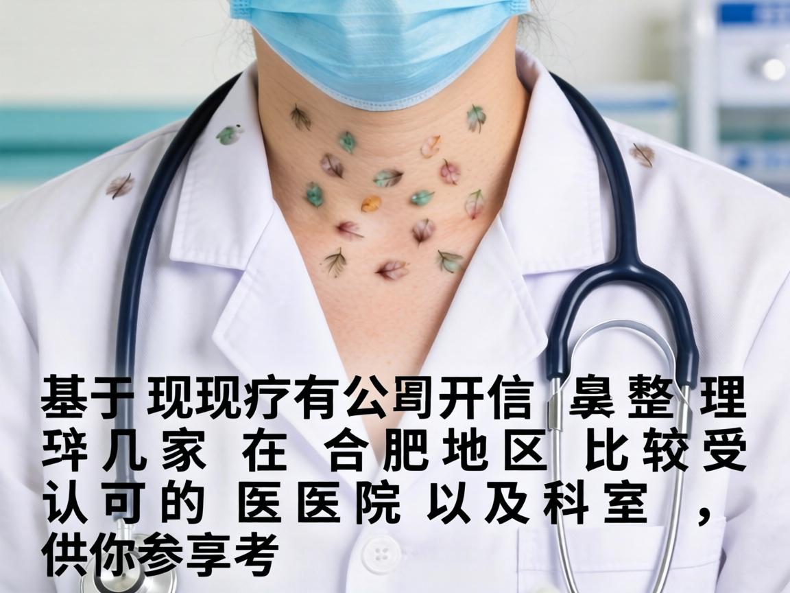 以下是基于现有公开信息整理的几家在合肥地区比较受认可的医院及科室，供你参考