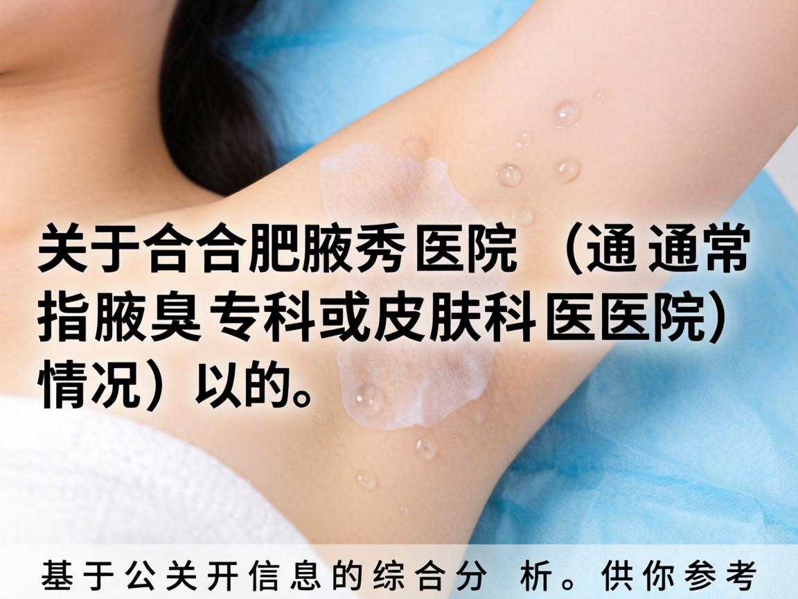关于合肥腋秀医院(通常指腋臭专科或皮肤科医院)的情况,以下是基于公开信息的综合分析,供你参考 关于合肥腋秀医院(通常指腋臭专科或皮肤科医院)的情况,以下是基于公开信息的综合分析,供你参考