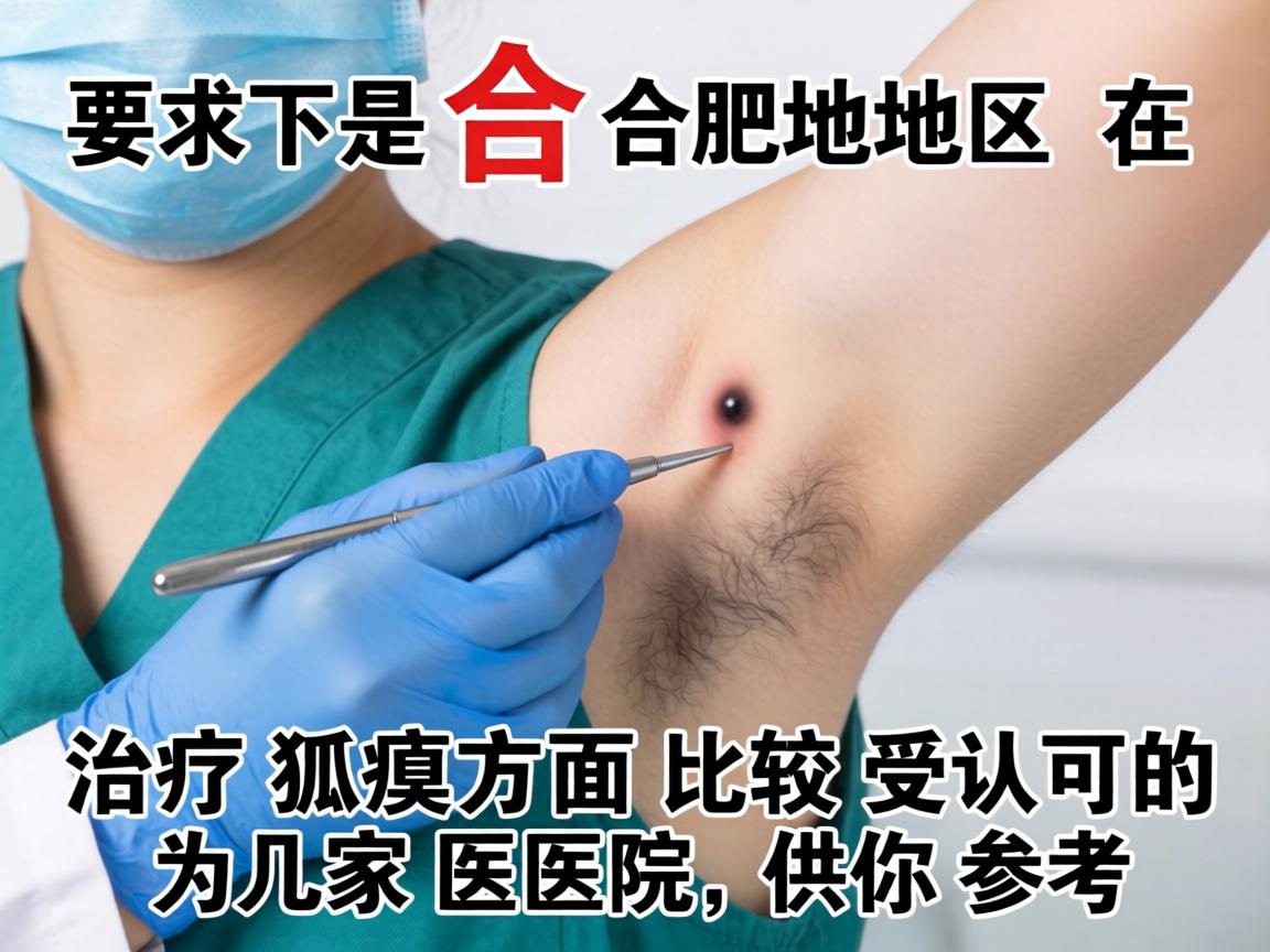 以下是合肥地区在治疗狐臭方面比较受认可的几家医院,供你参考 以下是合肥地区在治疗狐臭方面比较受认可的几家医院,供你参考