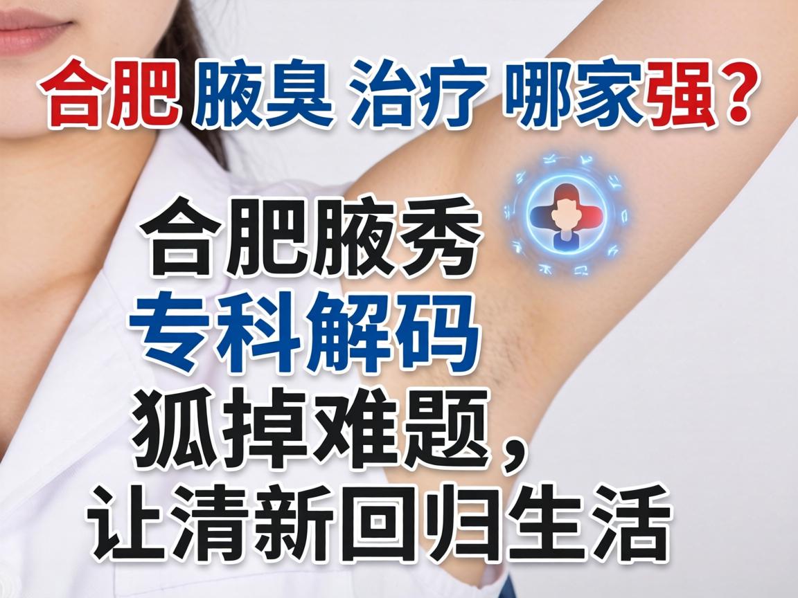 合肥腋臭治疗哪家强?合肥腋秀专科解码狐臭难题,让清新回归生活 合肥腋臭治疗哪家强?合肥腋秀专科解码狐臭难题,让清新回归生活