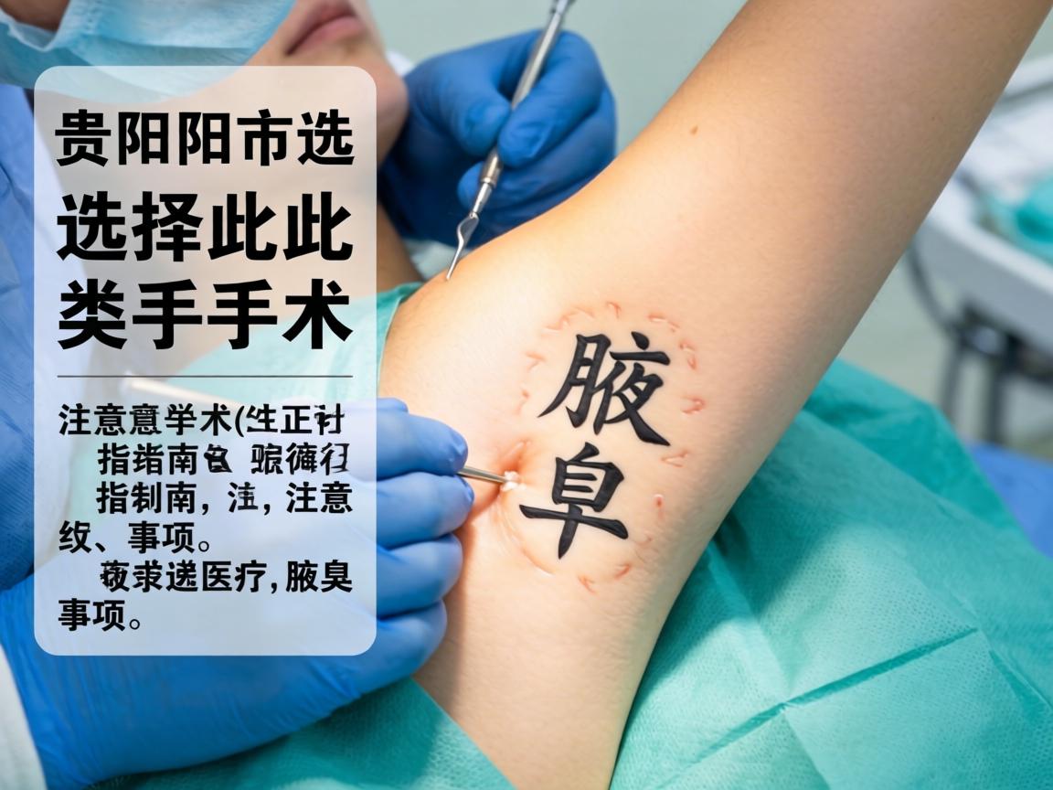 以下是关于在贵阳市选择此类手术的详细指南和注意事项 以下是关于在贵阳市选择此类手术的详细指南和注意事项