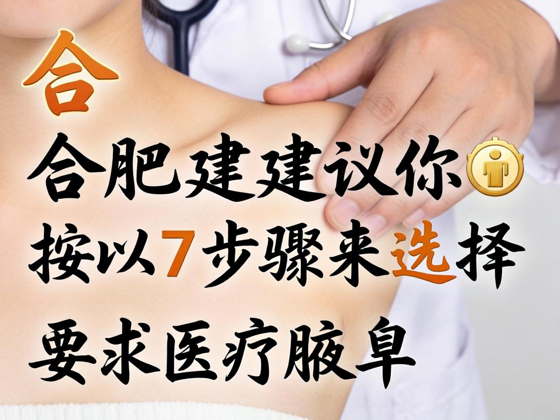 在合肥，建议你按以下步骤来选择