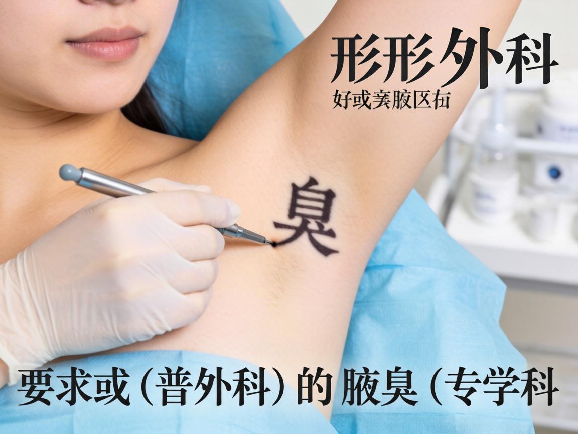 整形外科(或普外科的腋臭专科) 整形外科(或普外科的腋臭专科)
