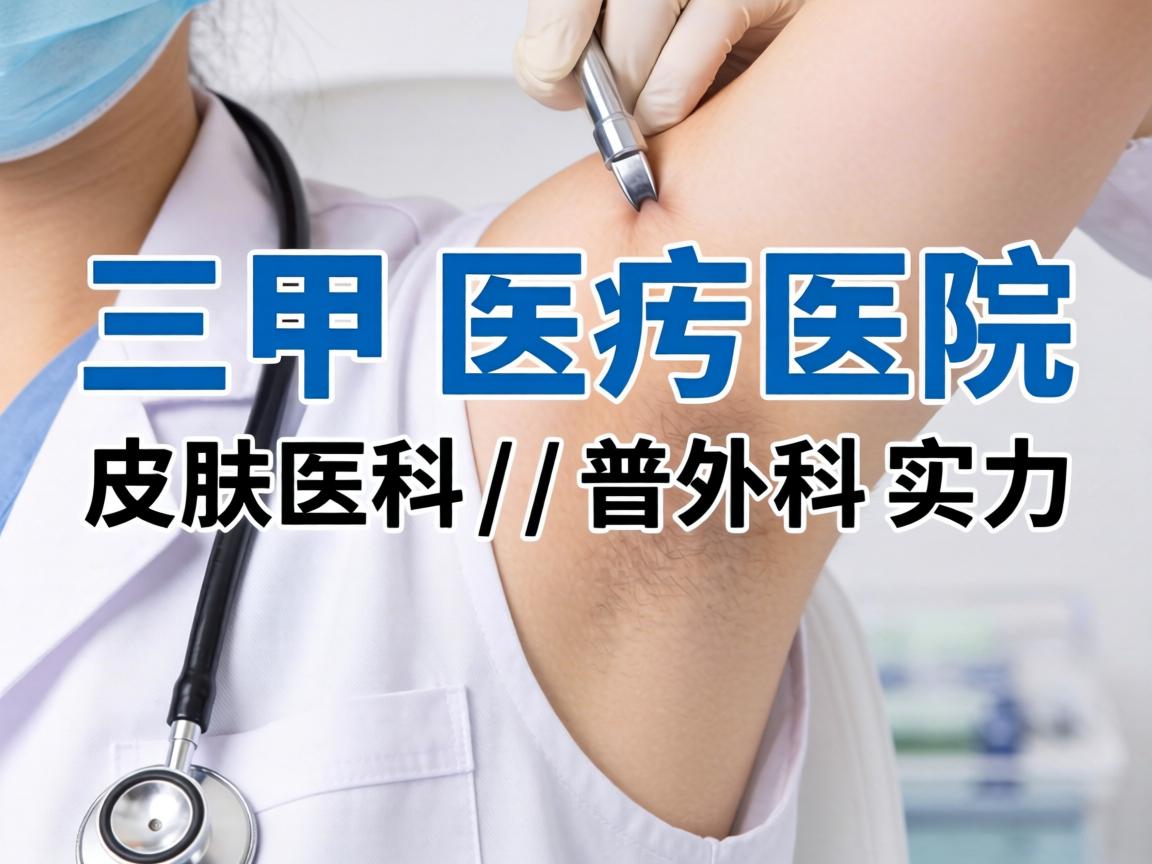 三甲医院皮肤科/普外科实力 三甲医院皮肤科/普外科实力