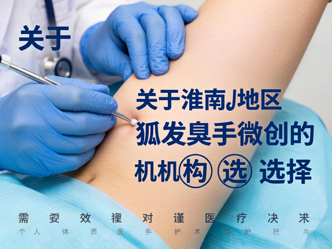 关于淮南地区狐臭微创手术的机构选择,这是一个需要谨慎对待的医疗决策。作为AI,我无法提供具体的医院推荐或医疗建议,因为医疗效果与个人体质、医生技术、术后护理等多种因素密切相关 关于淮南地区狐臭微创手术的机构选择,这是一个需要谨慎对待的医疗决策。作为AI,我无法提供具体的医院推荐或医疗建议,因为医疗效果与个人体质、医生技术、术后护理等多种因素密切相关