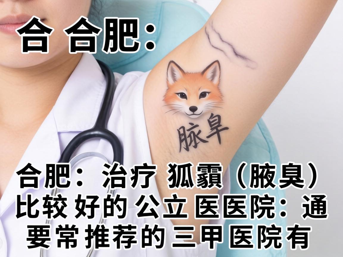 在合肥,治疗狐臭(腋臭)比较好的公立医院,通常推荐的三甲医院有 在合肥,治疗狐臭(腋臭)比较好的公立医院,通常推荐的三甲医院有