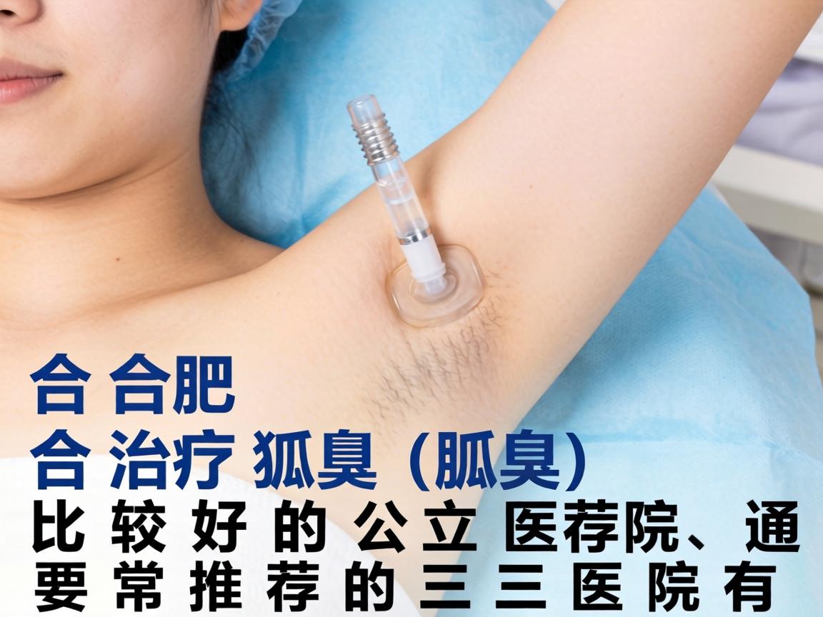 在合肥,治疗狐臭(腋臭)比较好的公立医院,通常推荐的三甲医院有 在合肥,治疗狐臭(腋臭)比较好的公立医院,通常推荐的三甲医院有