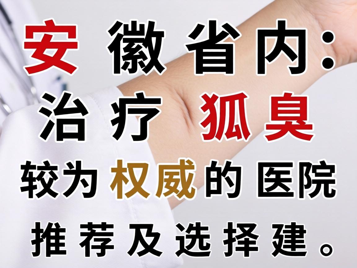 以下是安徽省内治疗狐臭较为权威的医院推荐及选择建议 以下是安徽省内治疗狐臭较为权威的医院推荐及选择建议