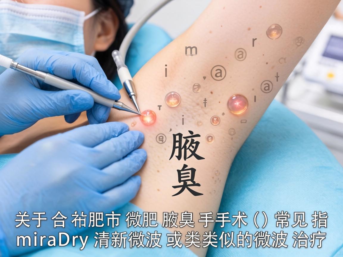 关于合肥市微波腋臭手术(常见指 miraDry 清新微波 或类似的微波治疗)以下是核心信息整合,供您参考 关于合肥市微波腋臭手术(常见指 miraDry 清新微波 或类似的微波治疗)以下是核心信息整合,供您参考