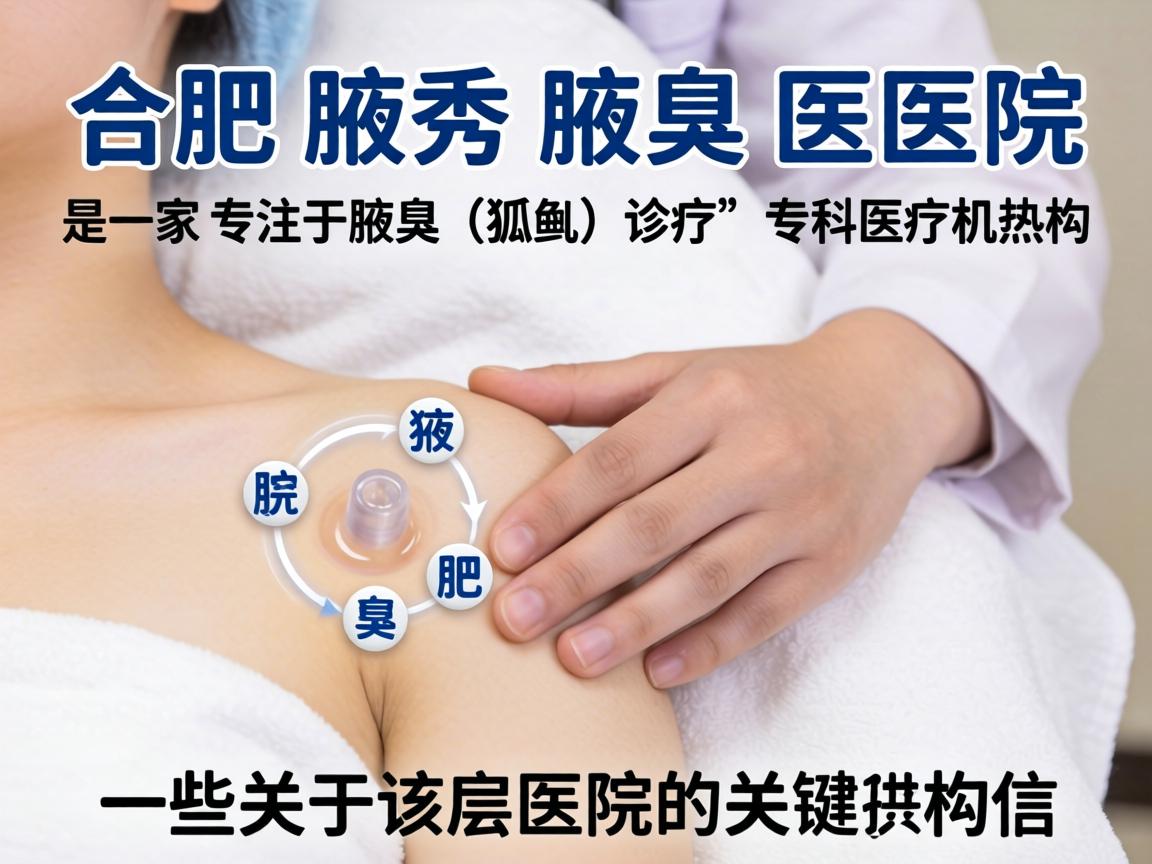 合肥腋秀腋臭医院是一家专注于腋臭(狐臭)诊疗的专科医疗机构。以下是一些关于该医院的关键信息,供你参考 合肥腋秀腋臭医院是一家专注于腋臭(狐臭)诊疗的专科医疗机构。以下是一些关于该医院的关键信息,供你参考