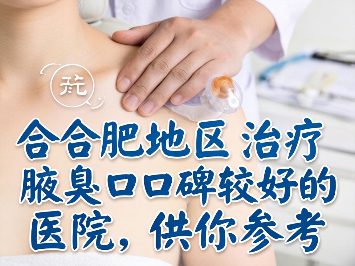 以下是合肥地区治疗腋臭口碑较好的医院，供你参考
