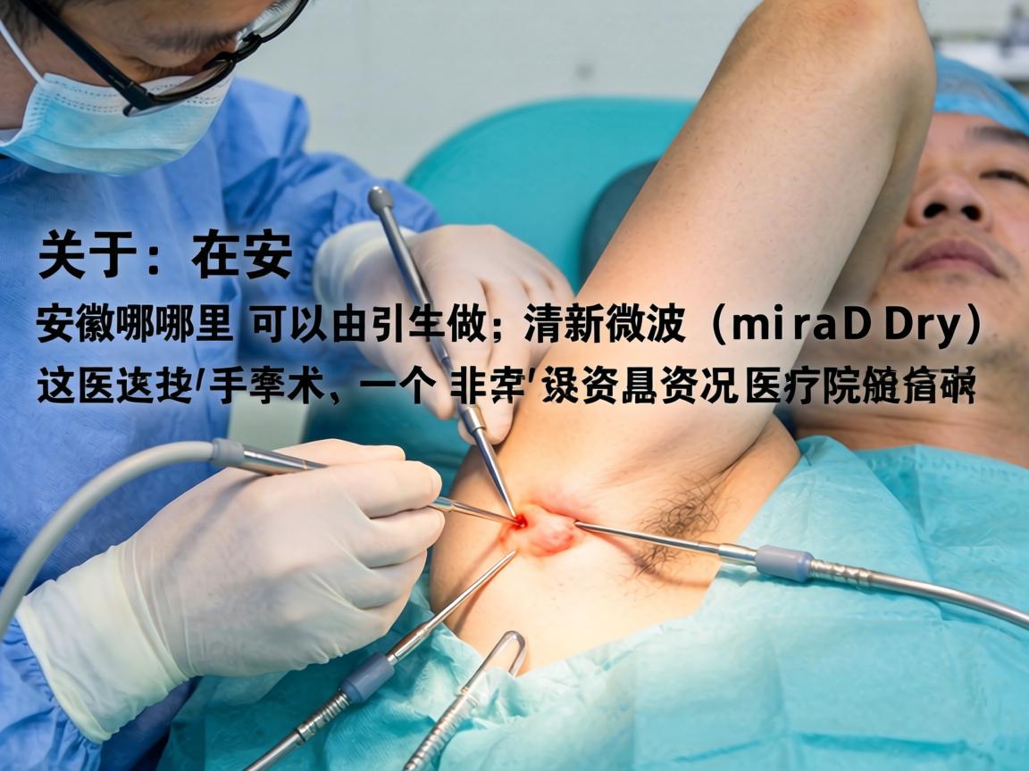 关于在安徽哪里可以做清新微波(miraDry)手术,这是一个非常具体且具有时效性的医疗信息问题。由于手术设备、医生资质以及医院的引进情况会随时间变化,我的信息库无法保证提供实时、准确的医院名单 关于在安徽哪里可以做清新微波(miraDry)手术,这是一个非常具体且具有时效性的医疗信息问题。由于手术设备、医生资质以及医院的引进情况会随时间变化,我的信息库无法保证提供实时、准确的医院名单