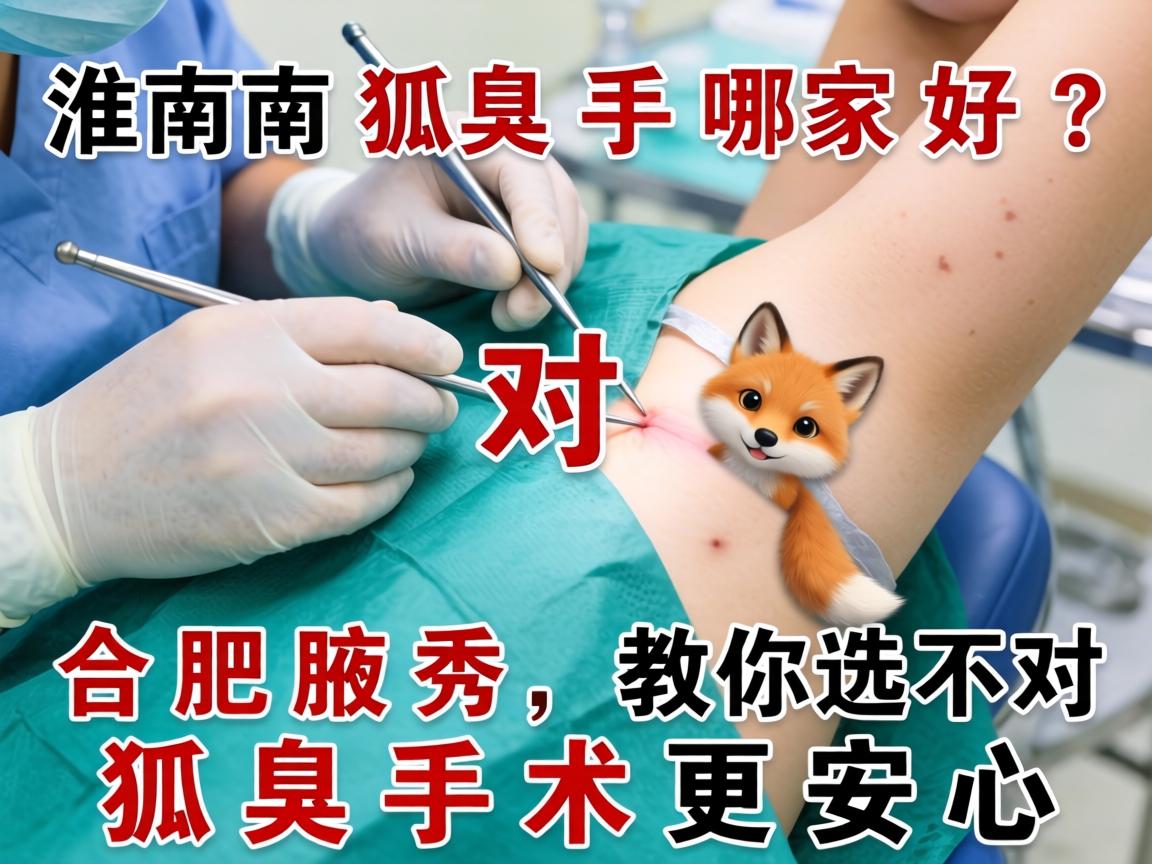 淮南狐臭手术哪家好？对比合肥腋秀，教你选对狐臭手术更安心
