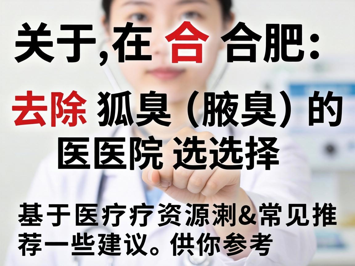关于在合肥去除狐臭（腋臭）的医院选择，以下是基于医疗资源和常见推荐的一些建议，供你参考