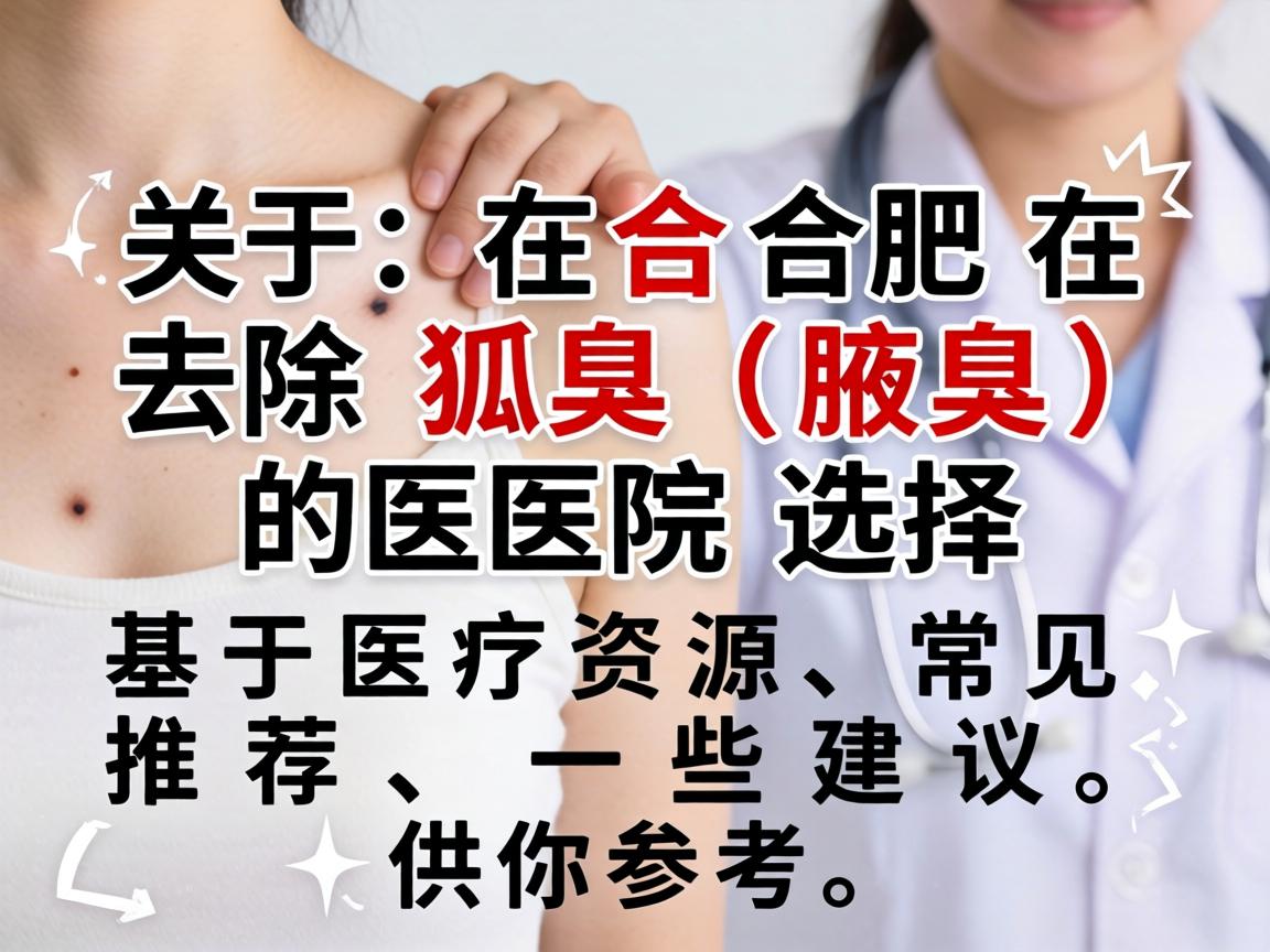 关于在合肥去除狐臭（腋臭）的医院选择，以下是基于医疗资源和常见推荐的一些建议，供你参考