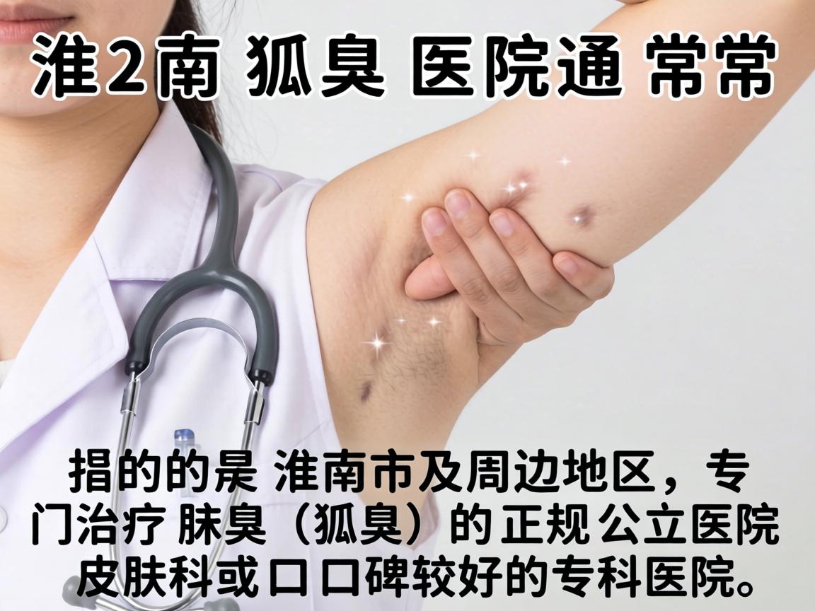 淮南狐臭医院通常指的是淮南市及周边地区，专门治疗腋臭（狐臭）的正规公立医院皮肤科或口碑较好的专科医院