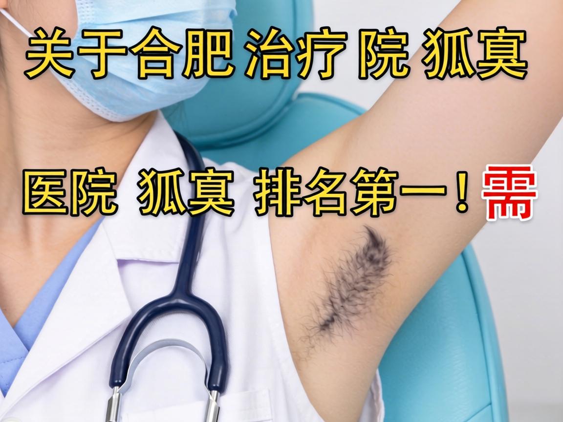 关于合肥治疗狐臭排名第一的医院，需要说明几点