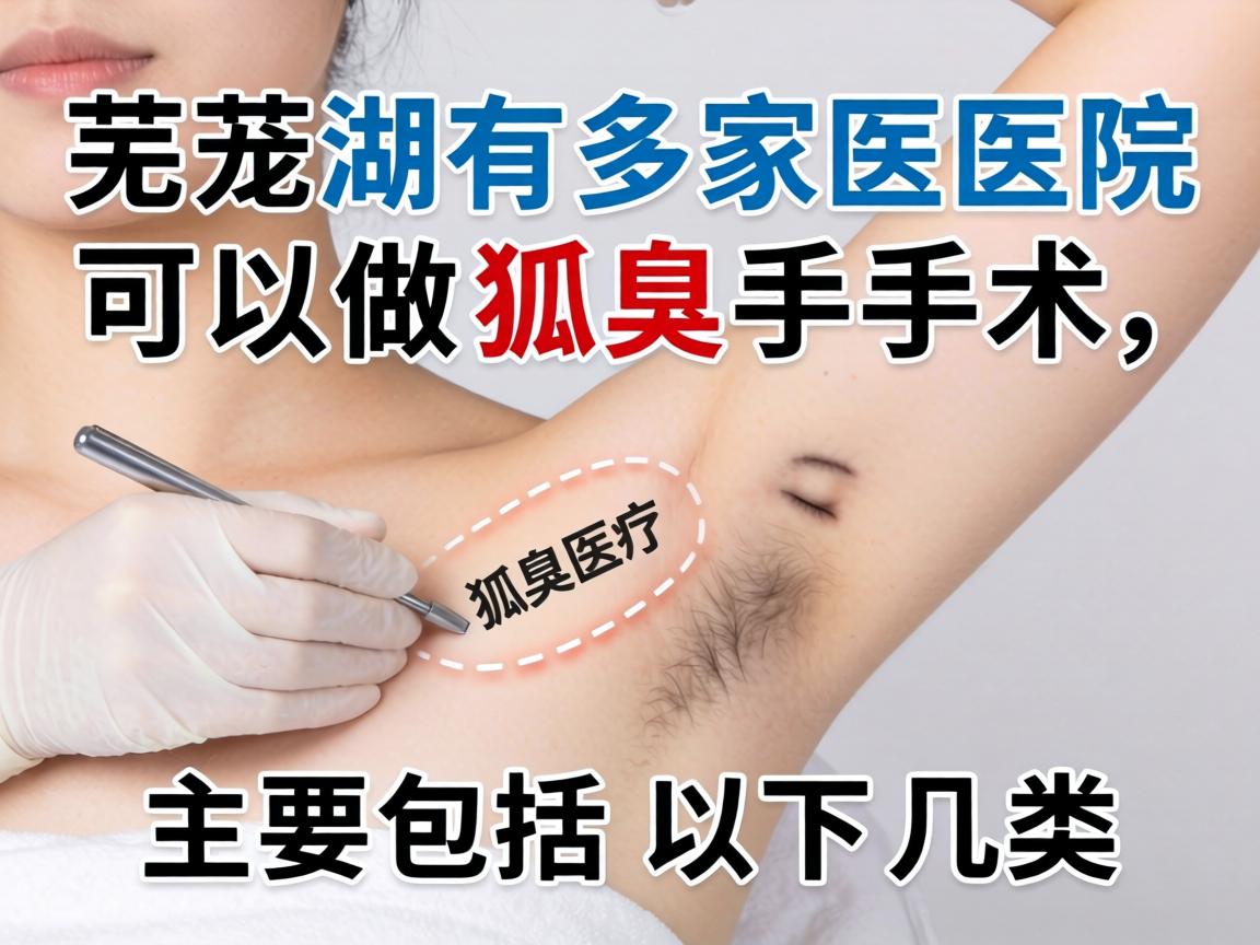 芜湖有多家医院可以做狐臭手术,主要包括以下几类 芜湖有多家医院可以做狐臭手术,主要包括以下几类