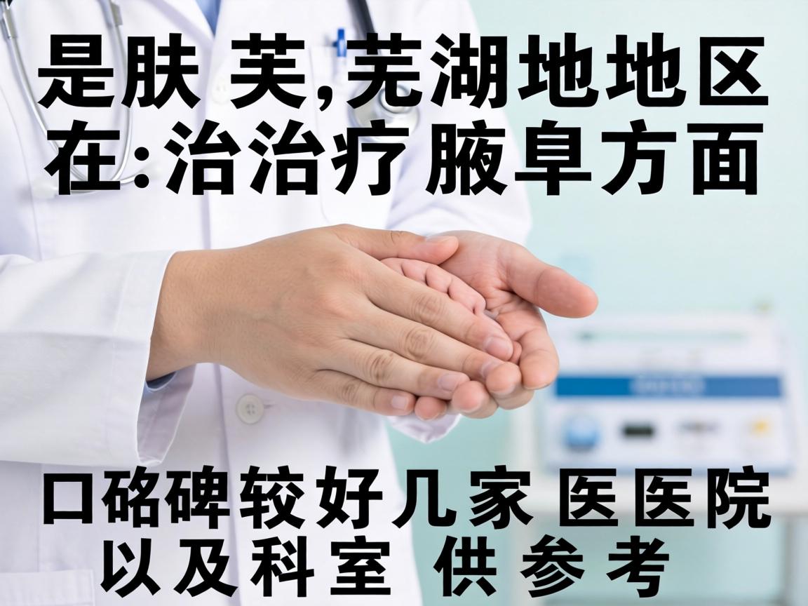 以下是芜湖地区在治疗腋臭方面口碑较好的几家医院及科室供参考