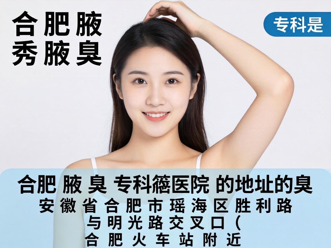 合肥腋秀腋臭专科医院的地址是，安徽省合肥市瑶海区胜利路与明光路交叉口（合肥火车站附近）