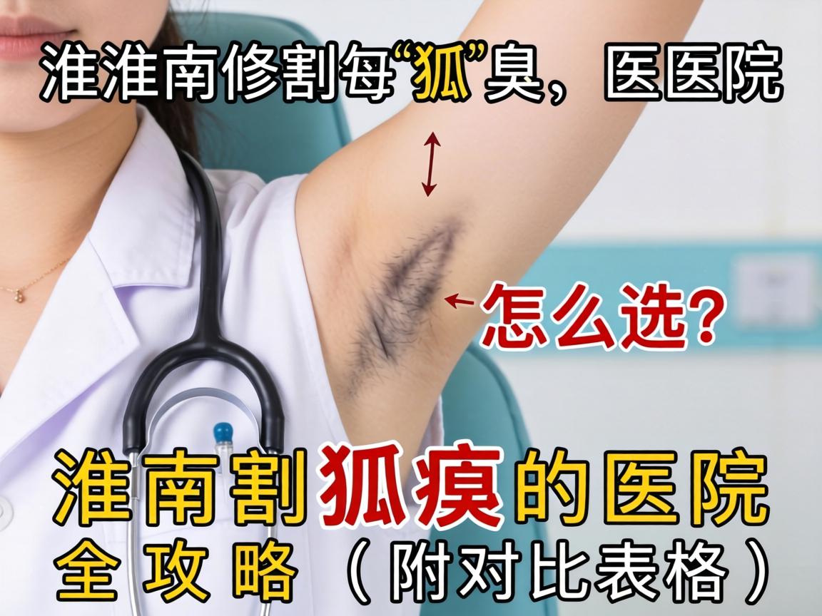淮南割狐臭，医院怎么选？淮南割狐臭的医院全攻略（附对比表格）