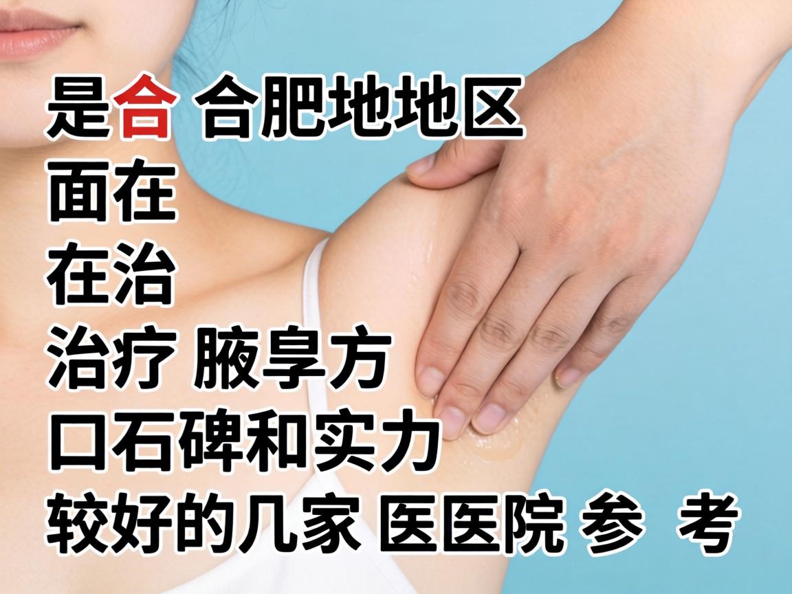 以下是合肥地区在治疗腋臭方面口碑和实力较好的几家医院参考