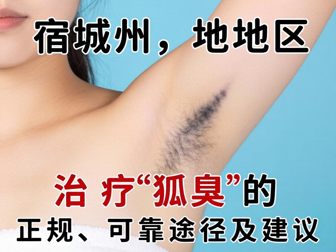 以下是宿州地区治疗狐臭的正规、可靠途径及建议