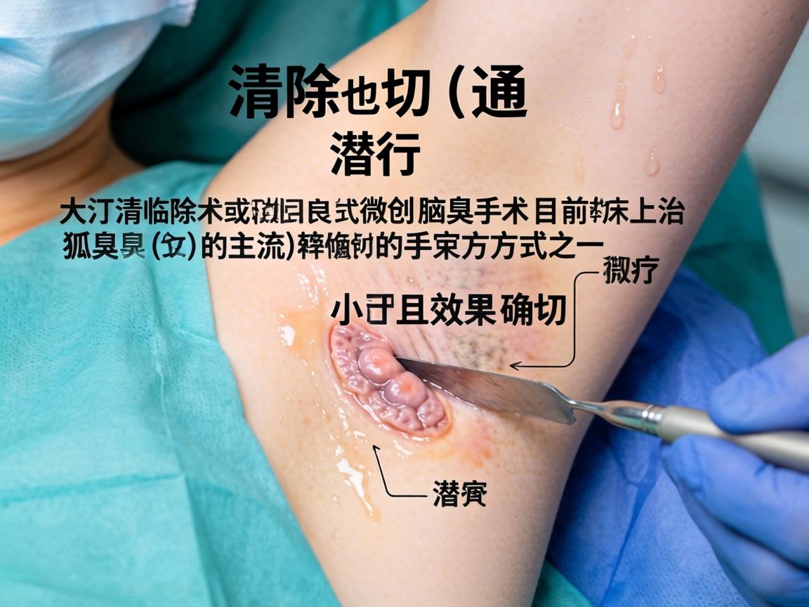 小切口潜行汗腺清除术（通常也被称为小切口微创大汗腺清除术或改良式微创腋臭手术）是目前临床上治疗腋臭（狐臭）的主流且效果确切的手术方式之一