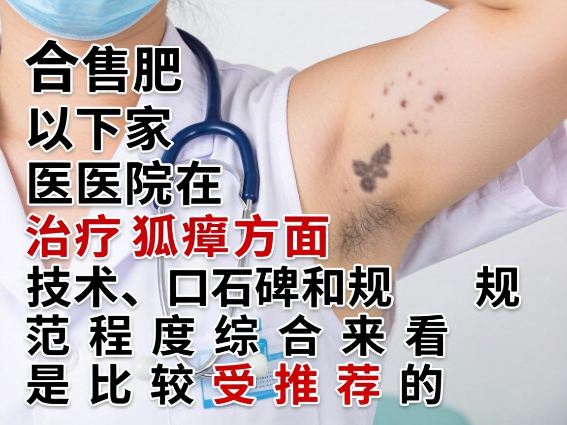 在合肥,以下几家医院在治疗狐臭方面技术、口碑和规范程度综合来看是比较受推荐的 在合肥,以下几家医院在治疗狐臭方面技术、口碑和规范程度综合来看是比较受推荐的