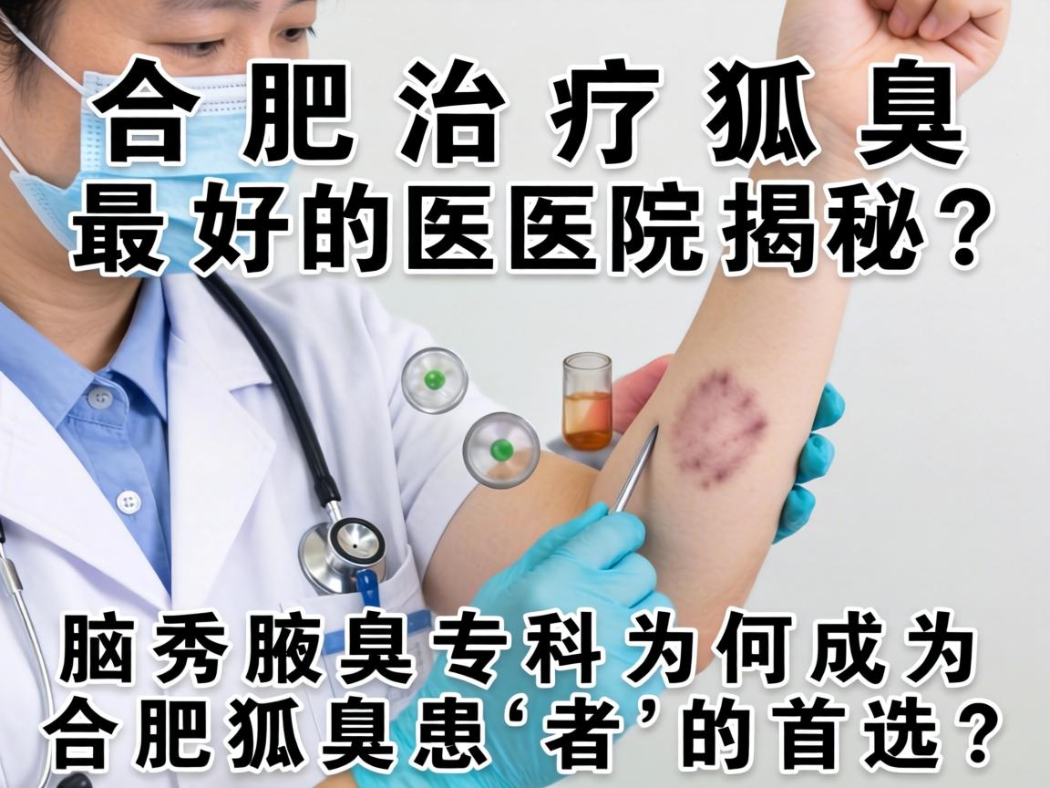 合肥治疗狐臭最好的医院揭秘，腋秀腋臭专科为何成为合肥狐臭患者的首选？