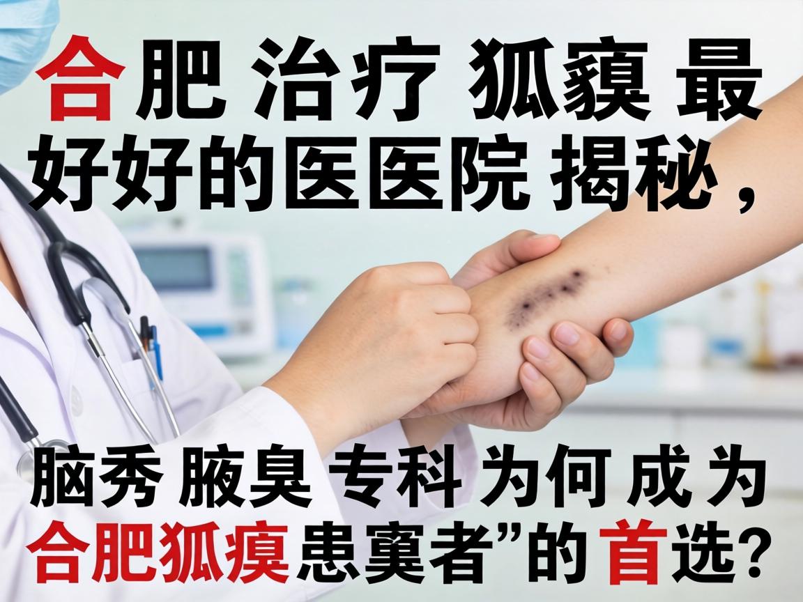 合肥治疗狐臭最好的医院揭秘，腋秀腋臭专科为何成为合肥狐臭患者的首选？
