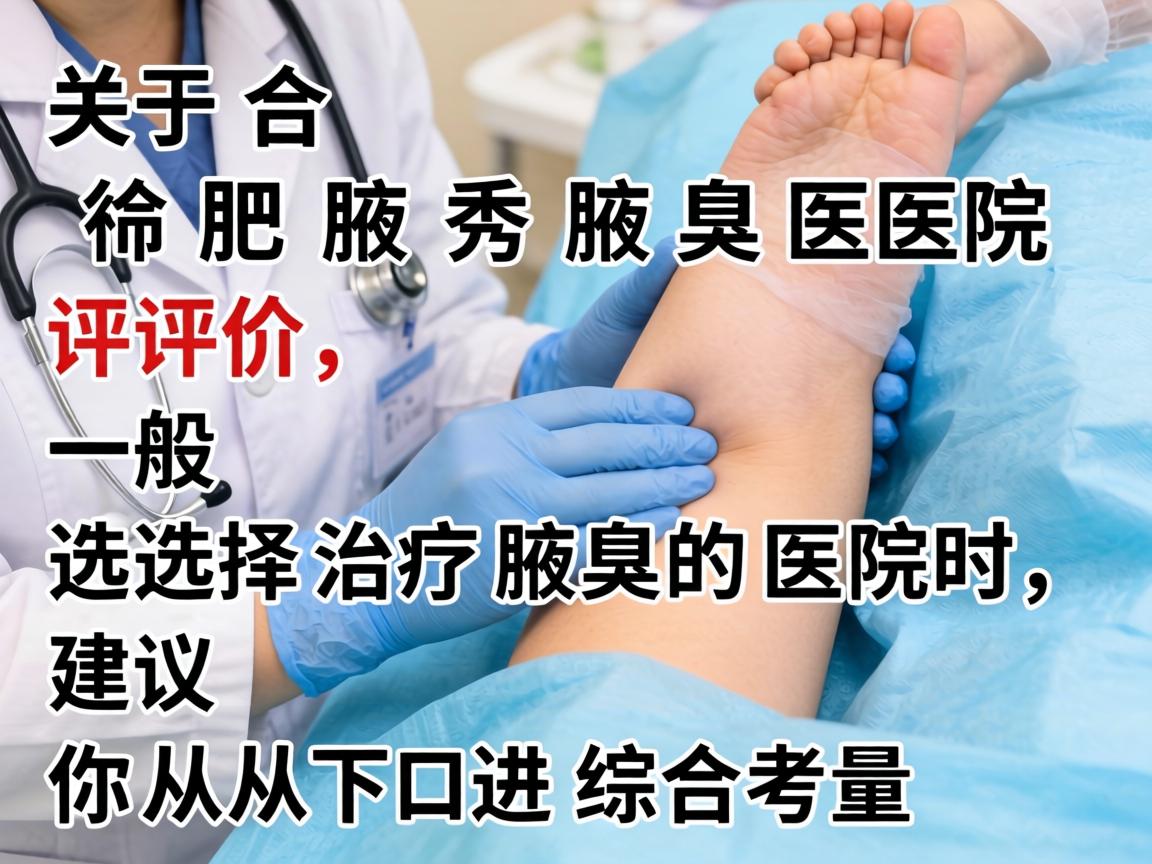 关于合肥腋秀腋臭医院的评价,我无法提供确切的个人体验或官方认可信息。一般来说,选择治疗腋臭的医院时,建议你从以下几个方面进行综合考量 关于合肥腋秀腋臭医院的评价,我无法提供确切的个人体验或官方认可信息。一般来说,选择治疗腋臭的医院时,建议你从以下几个方面进行综合考量
