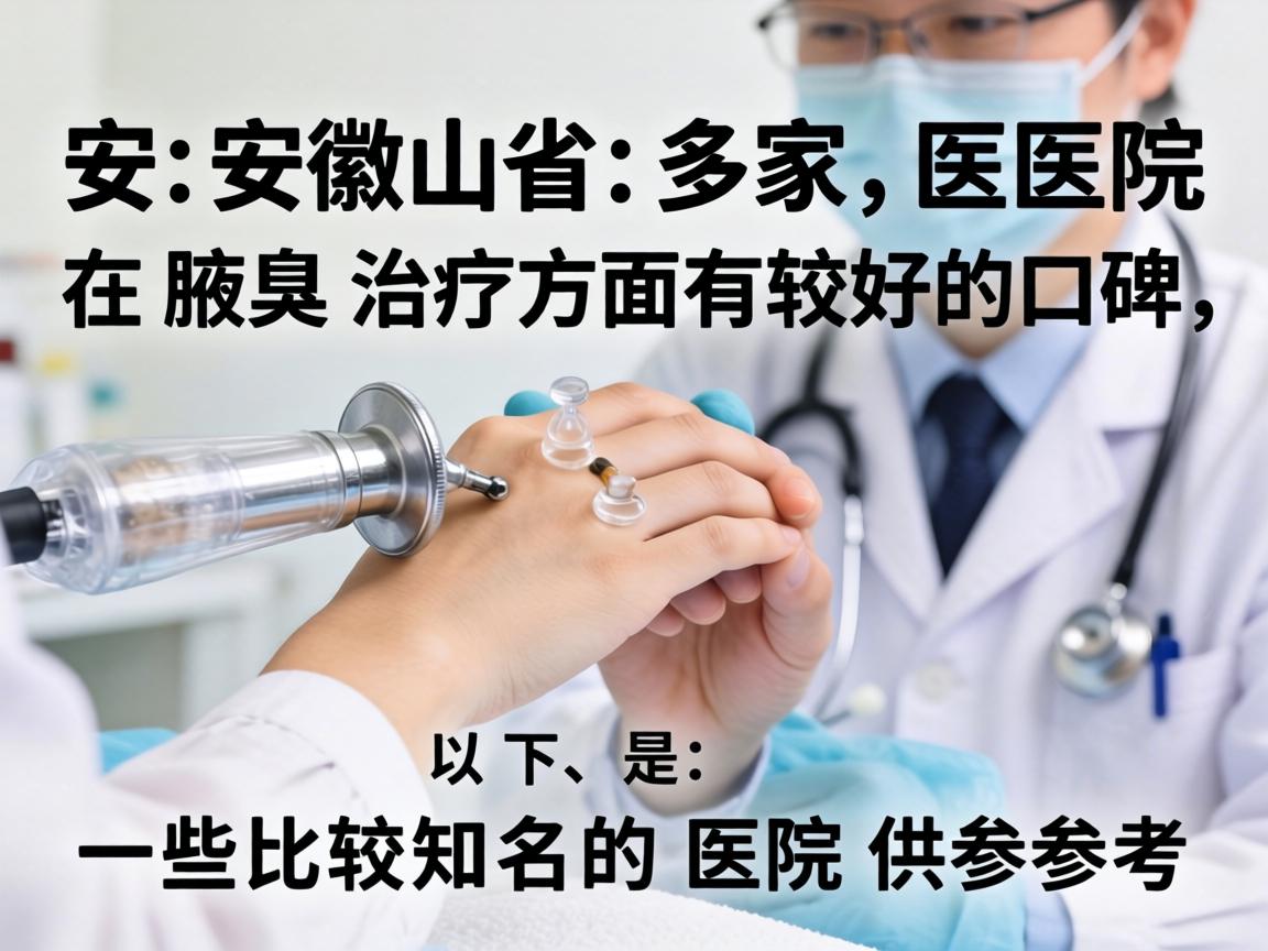 安徽省多家医院在腋臭治疗方面有较好的口碑,以下是一些比较知名的医院供参考 安徽省多家医院在腋臭治疗方面有较好的口碑,以下是一些比较知名的医院供参考