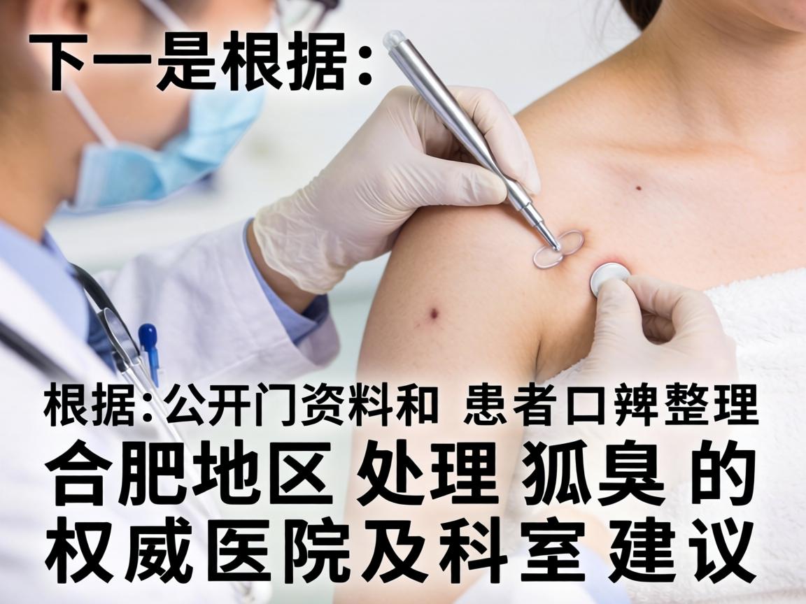 以下是根据公开资料和患者口碑整理的合肥地区处理狐臭的权威医院及科室建议 以下是根据公开资料和患者口碑整理的合肥地区处理狐臭的权威医院及科室建议