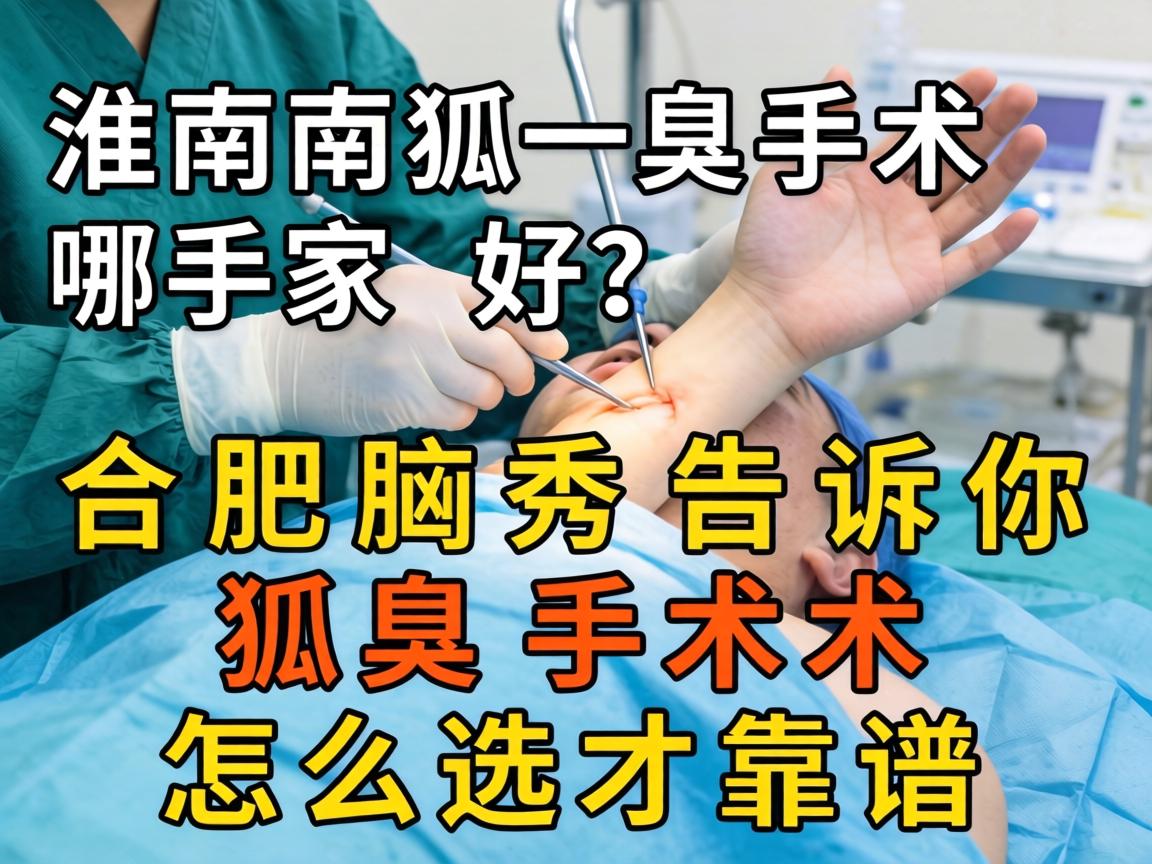 淮南狐臭手术哪家好?合肥腋秀告诉你狐臭手术怎么选才靠谱 淮南狐臭手术哪家好?合肥腋秀告诉你狐臭手术怎么选才靠谱