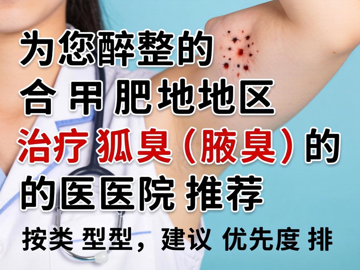 以下是为您整理的合肥地区治疗狐臭(腋臭)的医院推荐,按类型和建议优先度排序 以下是为您整理的合肥地区治疗狐臭(腋臭)的医院推荐,按类型和建议优先度排序