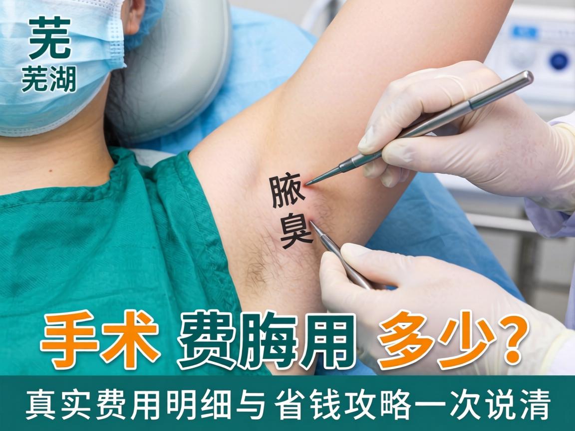 芜湖腋臭手术费用多少?真实费用明细与省钱攻略一次说清 芜湖腋臭手术费用多少?真实费用明细与省钱攻略一次说清