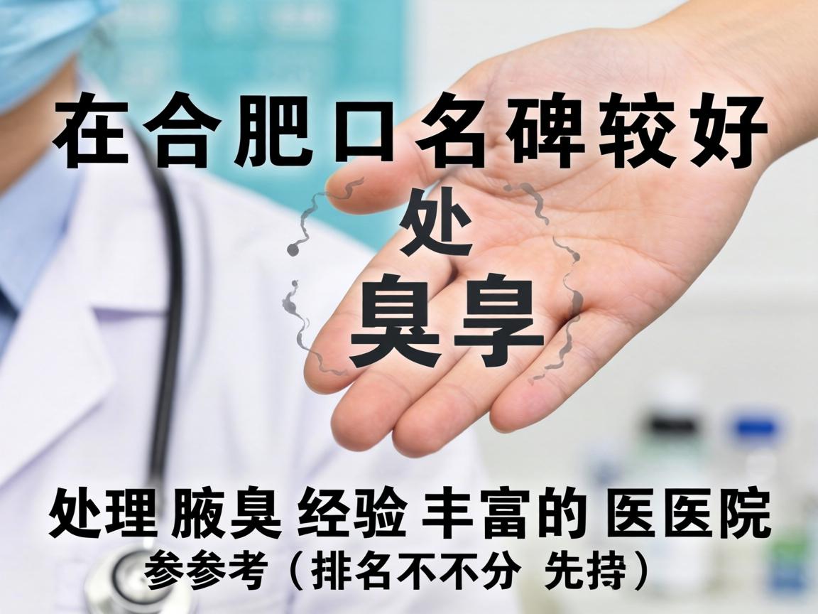 以下是一些在合肥口碑较好、处理腋臭经验丰富的医院参考（排名不分先后）