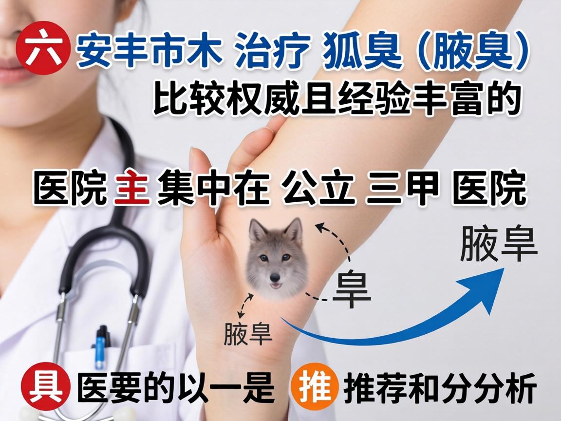 在六安市，治疗狐臭（腋臭）比较权威且经验丰富的医院主要集中在公立三甲医院。以下是具体的推荐和分析