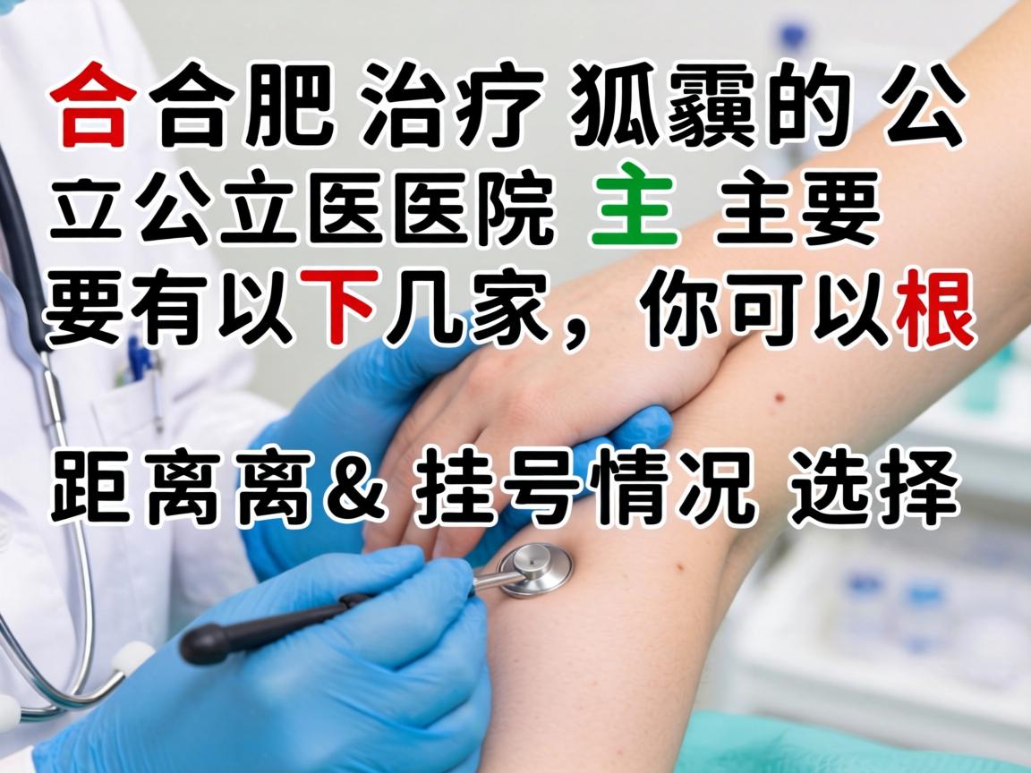 合肥治疗狐臭的公立医院主要有以下几家，你可以根据距离和挂号情况选择
