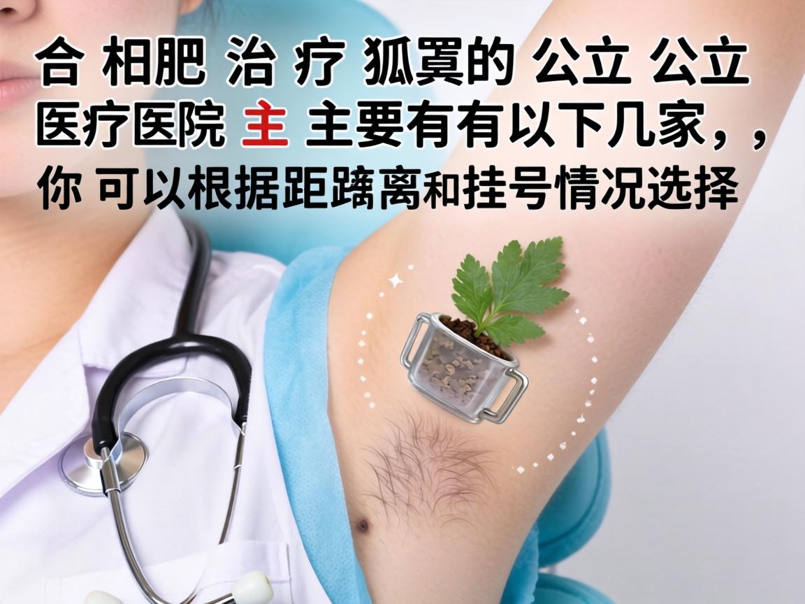 合肥治疗狐臭的公立医院主要有以下几家，你可以根据距离和挂号情况选择