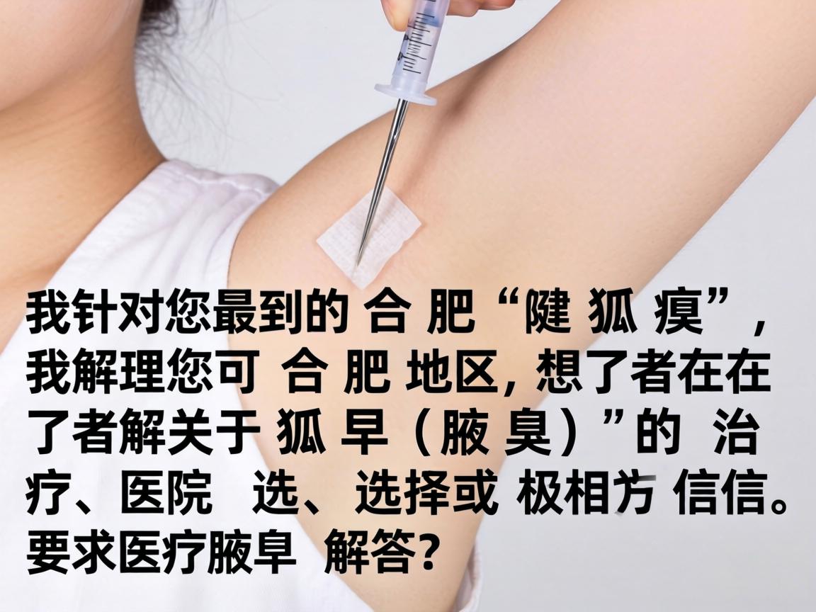 针对您提到的合肥狐臭,我理解您可能是在合肥地区,想了解关于狐臭(腋臭)的治疗、医院选择或相关信息。以下是对您问题的详细解答 针对您提到的合肥狐臭,我理解您可能是在合肥地区,想了解关于狐臭(腋臭)的治疗、医院选择或相关信息。以下是对您问题的详细解答