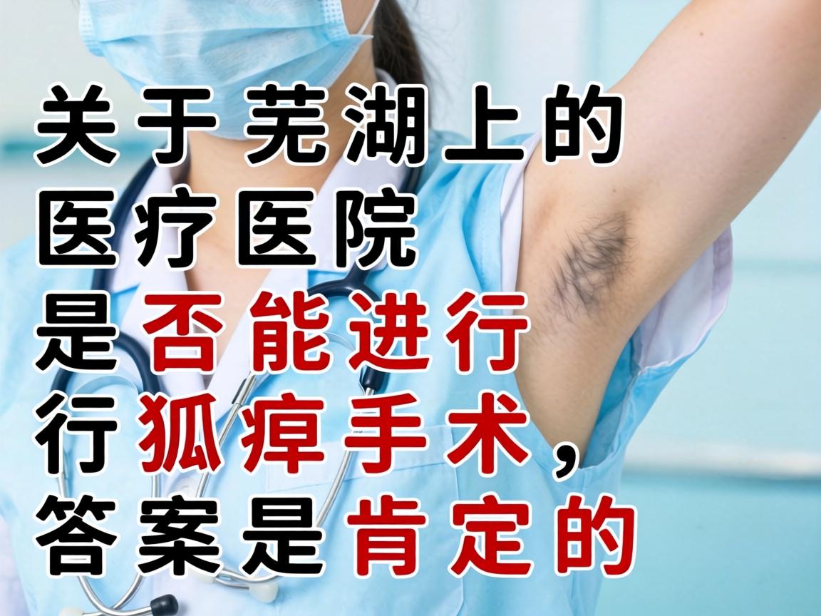 关于芜湖的医院是否能进行狐臭手术,答案是肯定的 关于芜湖的医院是否能进行狐臭手术,答案是肯定的