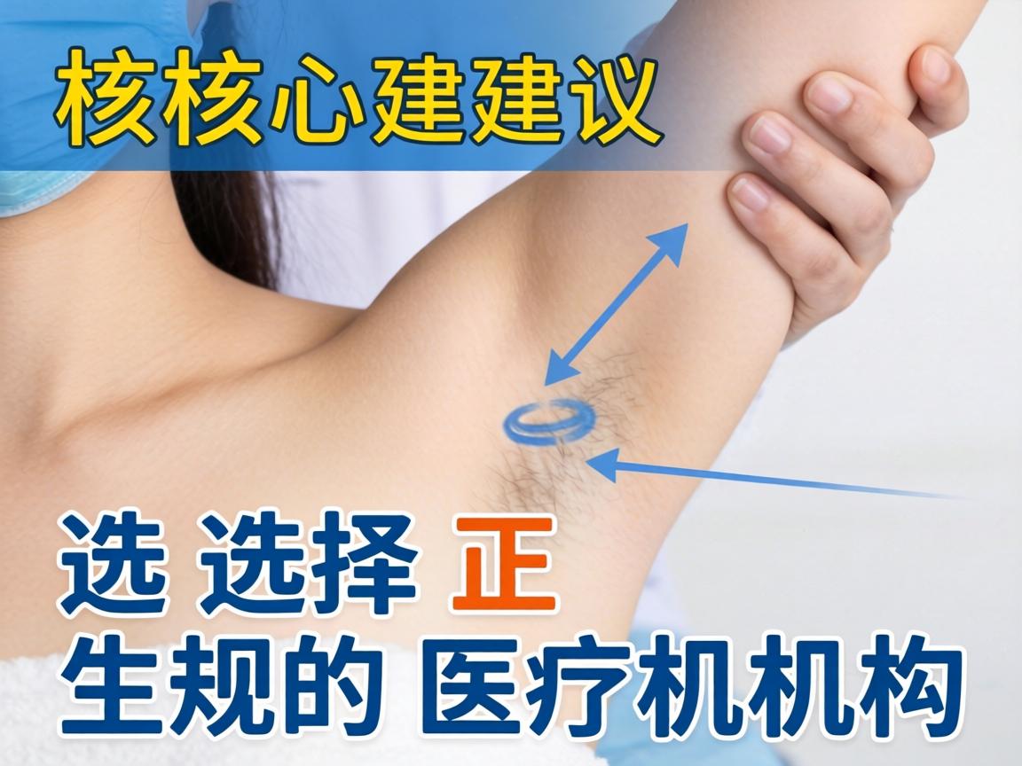 核心建议，选择正规的医疗机构