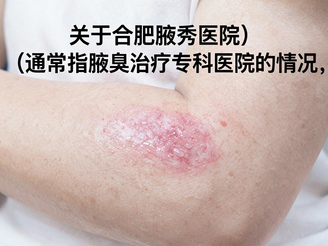 关于合肥腋秀医院(通常指腋臭治疗专科医院)的情况,需要从医院资质、治疗技术、费用以及注意事项几个方面来客观分析 关于合肥腋秀医院(通常指腋臭治疗专科医院)的情况,需要从医院资质、治疗技术、费用以及注意事项几个方面来客观分析